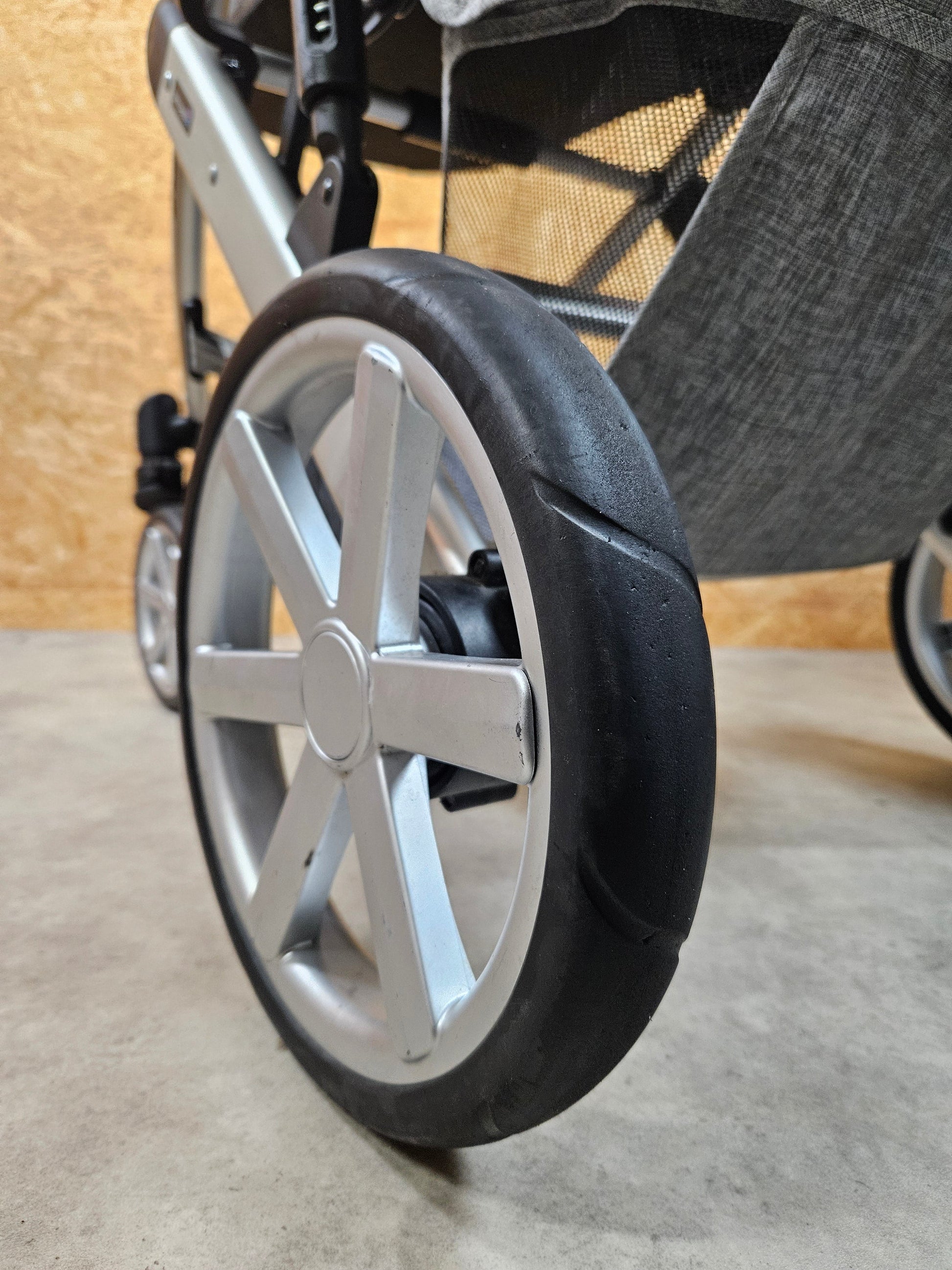 Abc Design - Salsa 4 Kombikinderwagen (sportsitz und Liegewanne)- Grau - in Gutem Zustand / Gut Kinderwagen 8