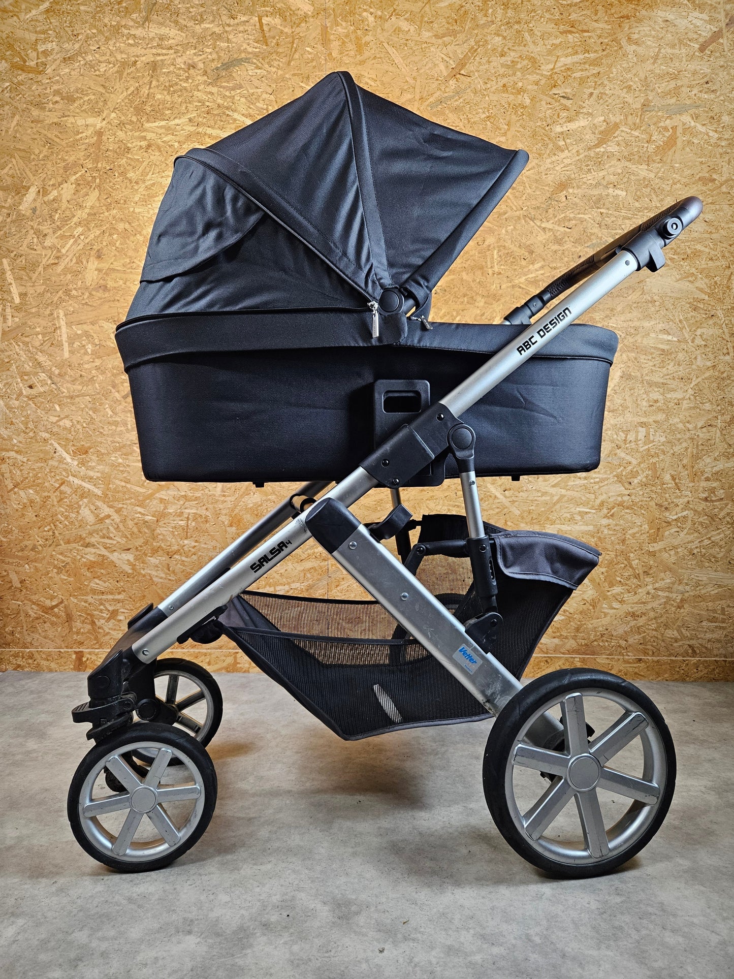 Abc Design - Salsa 4 Kombikinderwagen (sportsitz und Liegewanne)- Grau - in Gutem Zustand / Gut Kinderwagen