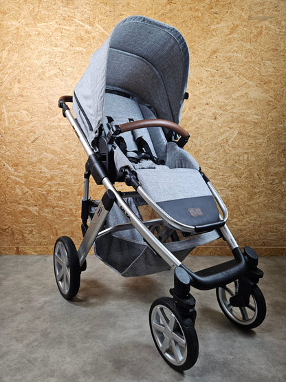 Abc Design - Salsa 4 Kombikinderwagen (sportsitz und Liegewanne)- Grau - in Gutem Zustand / Gut Kinderwagen 2