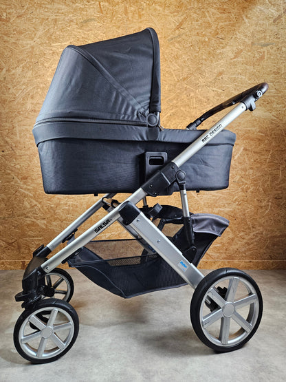 Abc Design - Salsa 4 Kombikinderwagen (sportsiz und Babywanne) - Schwarz in Gutem Zustand Kinderwagen 14