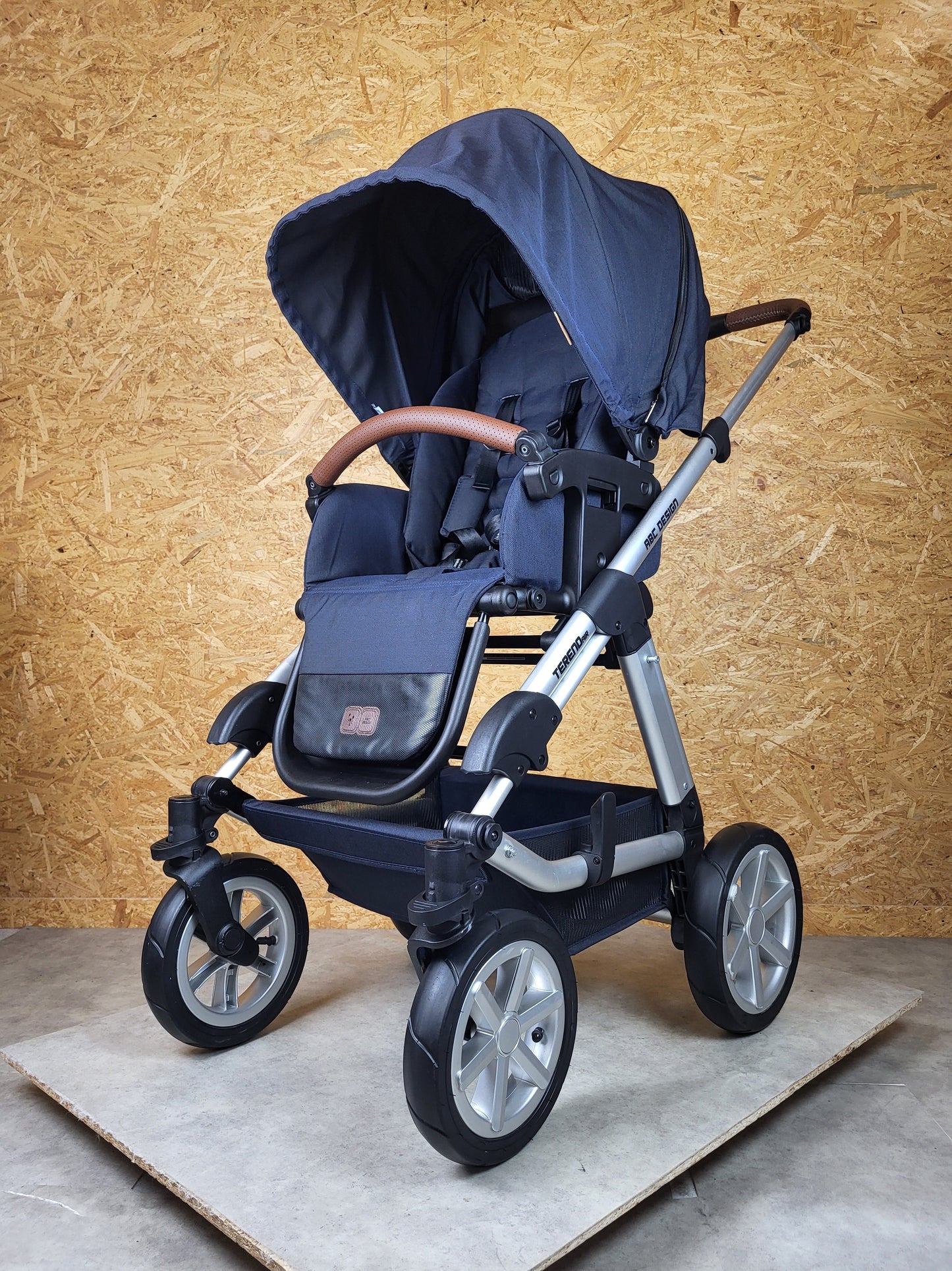 Abc-design Tereno 4 - Kombikinderwagen (sportsitz und Liegewanne) - Blau in sehr Gutem Zustand am Besten Kinderwagen 3