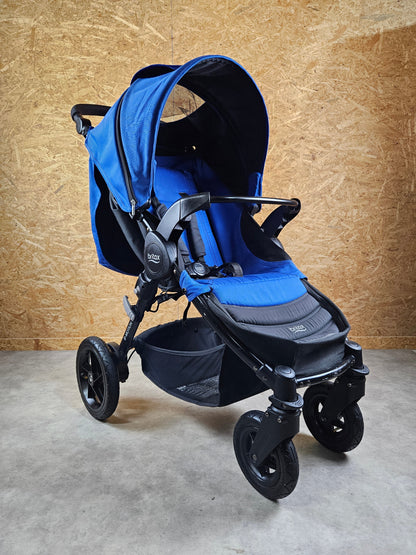 Britax - B-motion Buggy Kinderwagen - Blau in Gutem Zustand / Gut 4