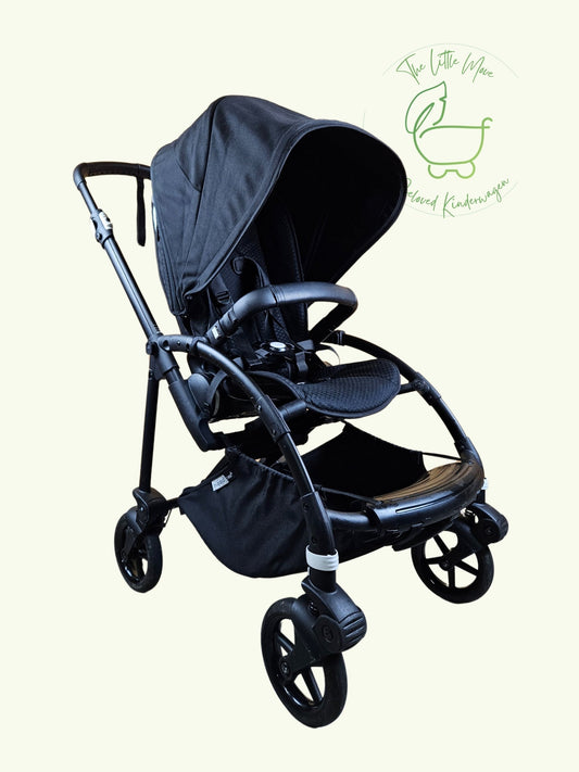 Bugaboo Bee 6 - Schwarz in sehr Gutem Zustand Kinderwagen 12