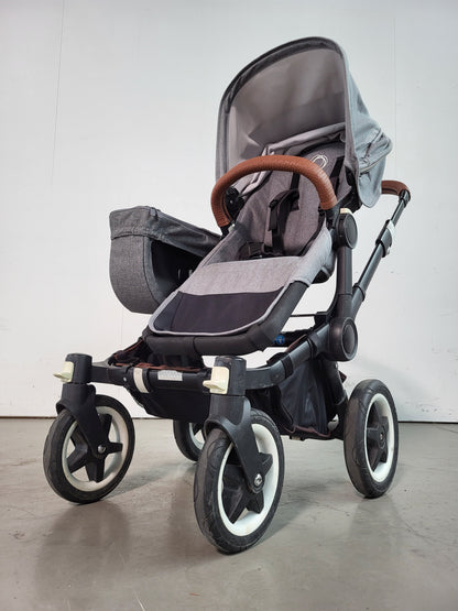 Bugaboo Donkey 2 - Kombikinderwagen (1 Liegewanne und 1 Sportsitz) - Grau - Gutem Zustand Kinderwagen