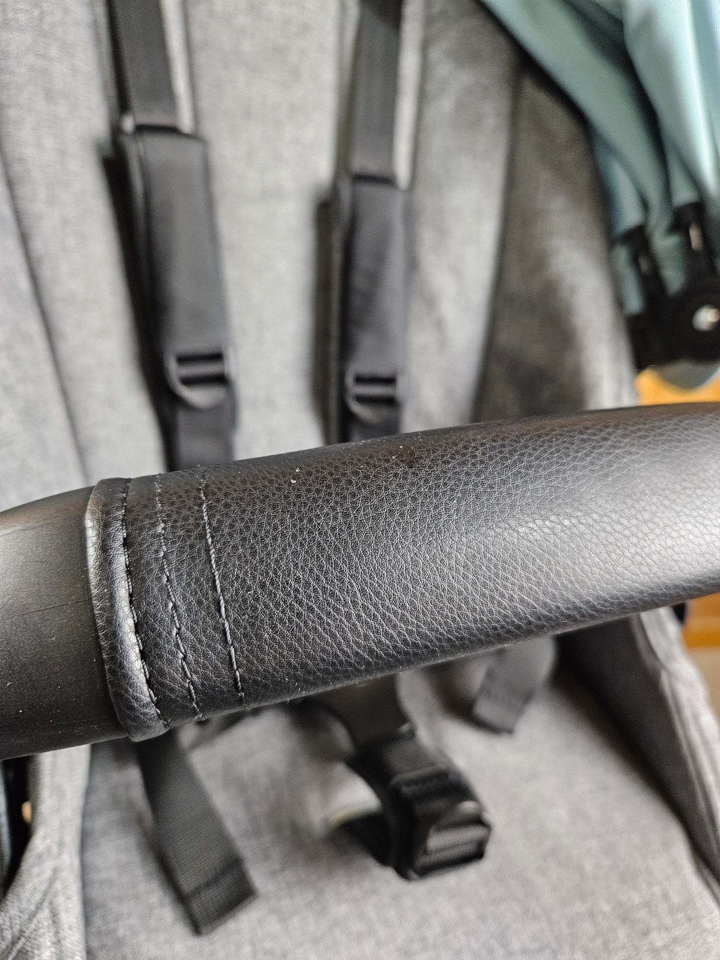 Bugaboo - Donkey 3 Duo (sportsitz und Liegewanne) Geschwisterwagen Inkl. Seitliche Gepäcktasche - Türkise Sonnendach