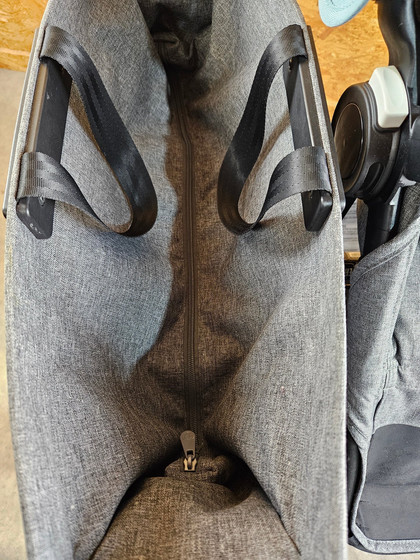 Bugaboo - Donkey 3 Duo (sportsitz und Liegewanne) Geschwisterwagen Inkl. Seitliche Gepäcktasche - Türkise Sonnendach