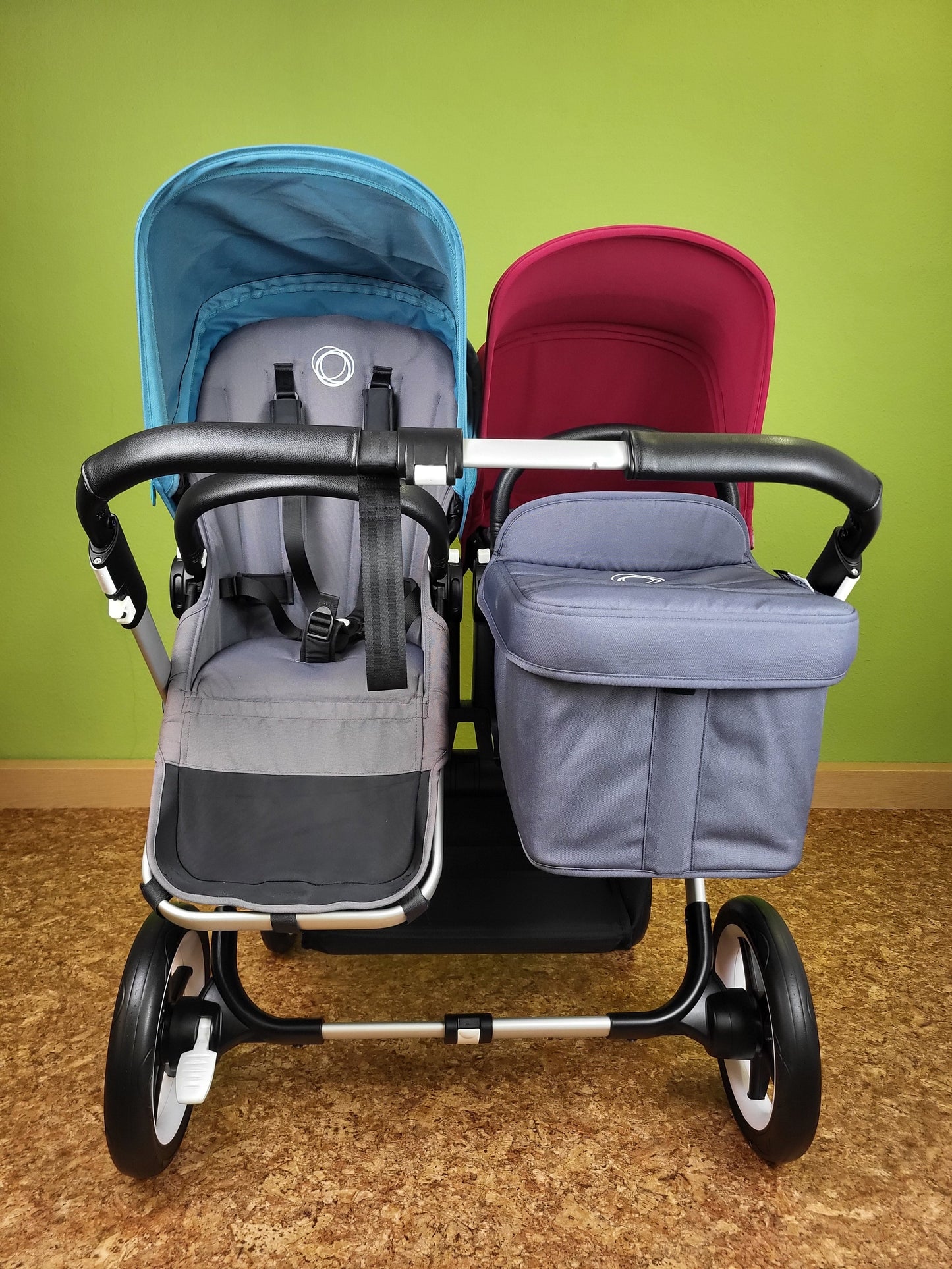 Bugaboo - Donkey 3 Twin Geschwisterwagen (sportsitze / Liegewanne) Inkl. Seitliche Gepäcktasche Kinderwagen 15
