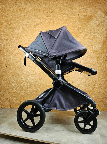 Bugaboo - Fox 2 Kombikinderwagen (Sportsitz und Babywanne) - Grau in gutem Zustand