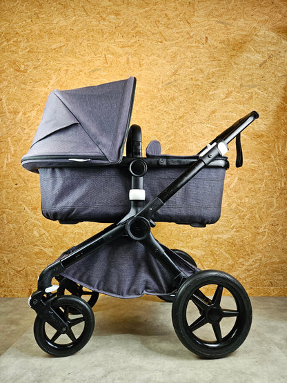 Bugaboo - Fox 2 Kombikinderwagen (Sportsitz und Babywanne) - Grau in gutem Zustand
