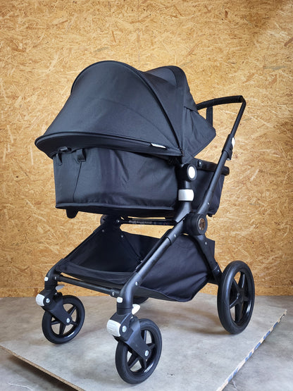 Bugaboo Lynx - All Black Kombikinderwagen (Liegewanne und Sportsitz) - Schwarz in sehr gutem Zustand