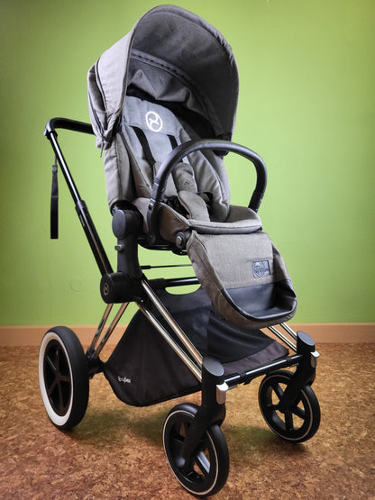 Cybex - Priam Kombikinderwagen Grau / Gut Kinderwagen 7