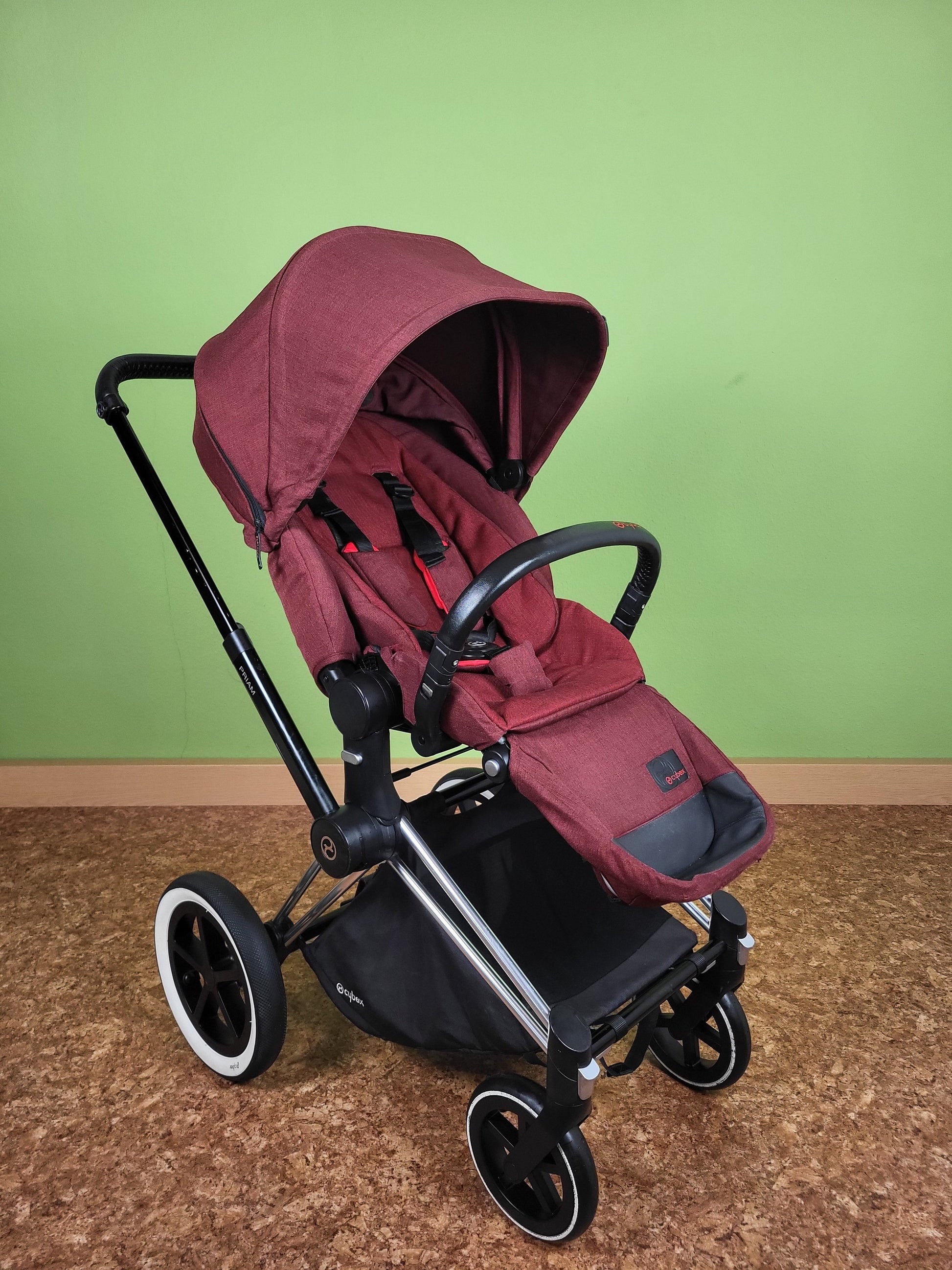 Cybex - Priam True Red Limited Edition Kombikinderwagen Kinderwagen 9