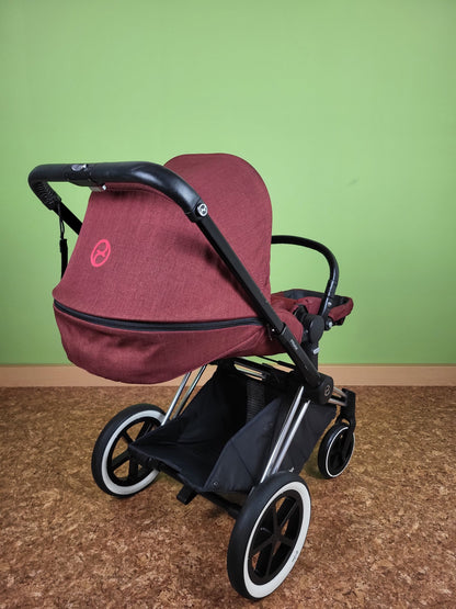 Cybex - Priam True Red Limited Edition Kombikinderwagen Kinderwagen 8