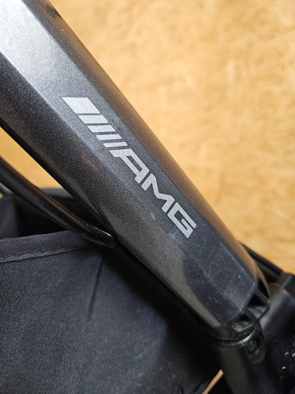 Hartan - AMG GT Kombikinderwagen (Babywanne und Sportsitz) inkl. Wickeltasche und Regenschutz - Schwarz in sehr gutem Zustand