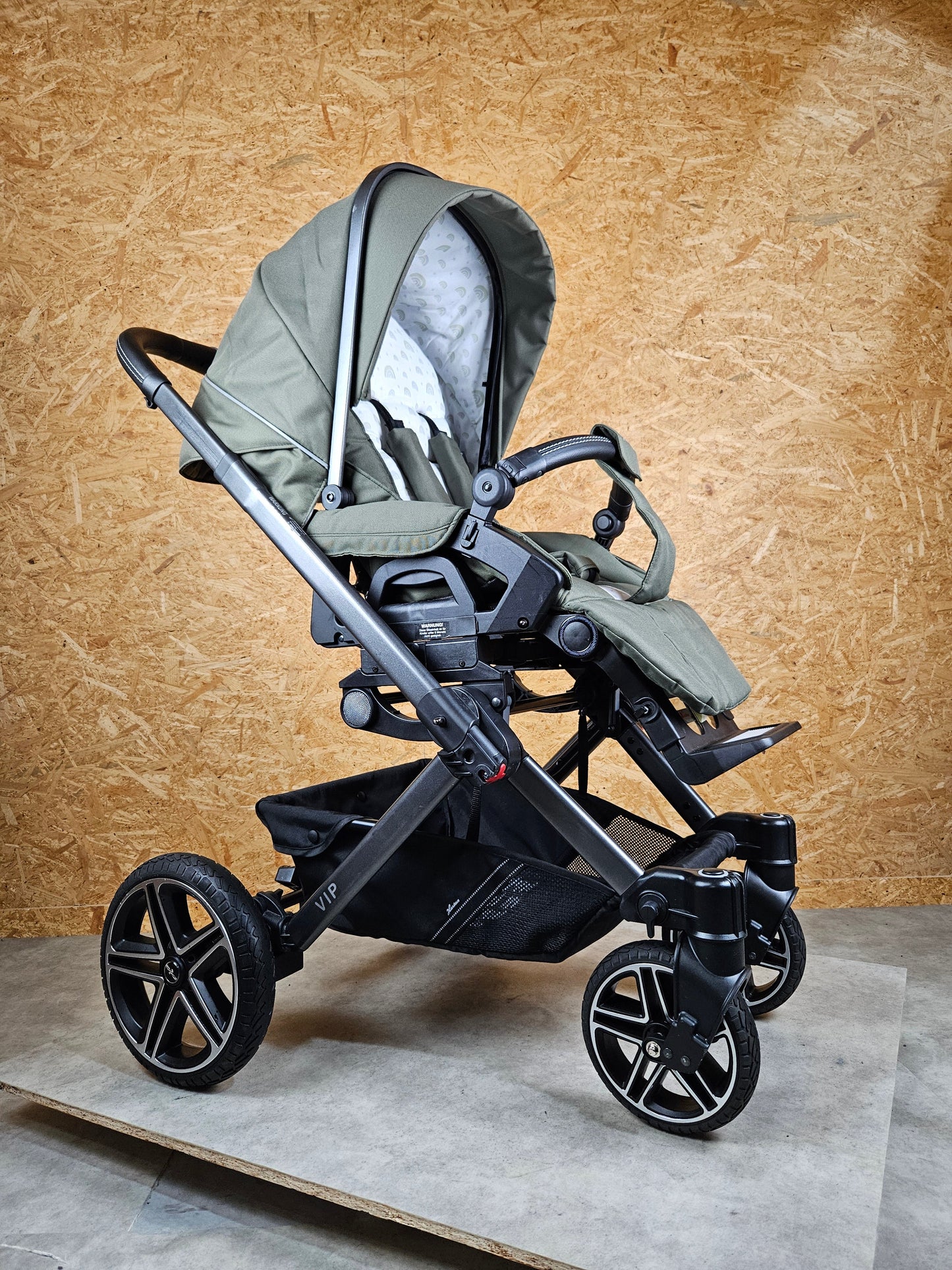 Hartan - VIP GTS Kombikinderwagen (Babywanne und Sportsitz) - Grün 757 in sehr gutem Zustand