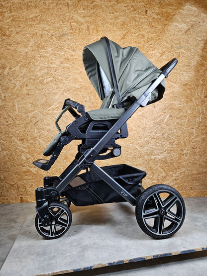 Hartan - VIP GTS Kombikinderwagen (Babywanne und Sportsitz) - Grün 757 in sehr gutem Zustand