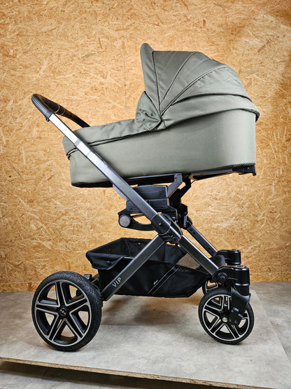 Hartan - VIP GTS Kombikinderwagen (Babywanne und Sportsitz) - Grün 757 in sehr gutem Zustand