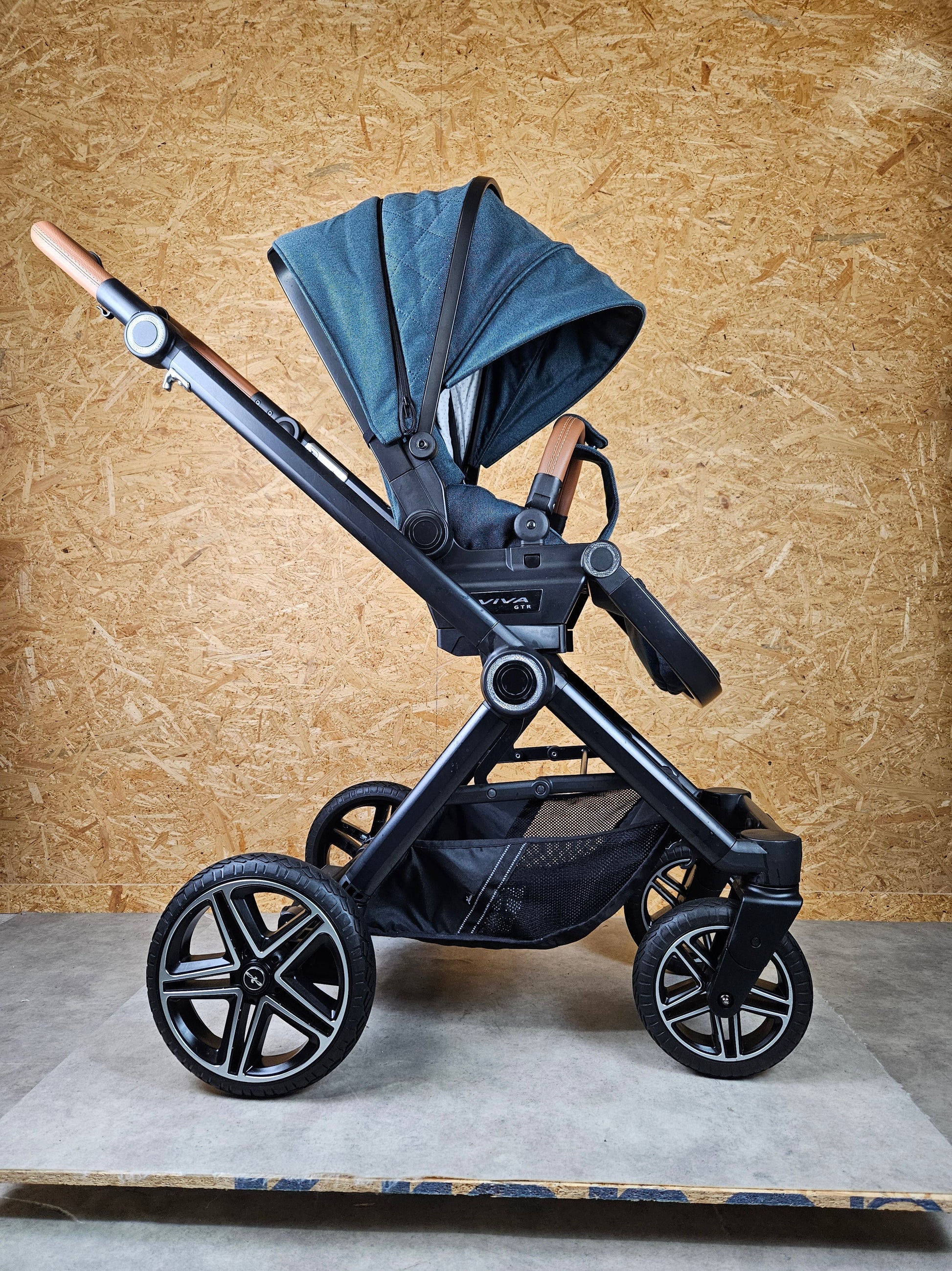 Hartan - Viva Gtr Kombikinderwagen (babywanne und Sportsitz) - Petrol wie Neu am Besten Kinderwagen 4 Kostenloser