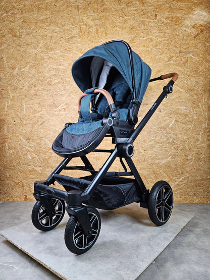 Hartan - Viva Gtr Kombikinderwagen (babywanne und Sportsitz) - Petrol wie Neu am Besten Kinderwagen 2 Kostenloser