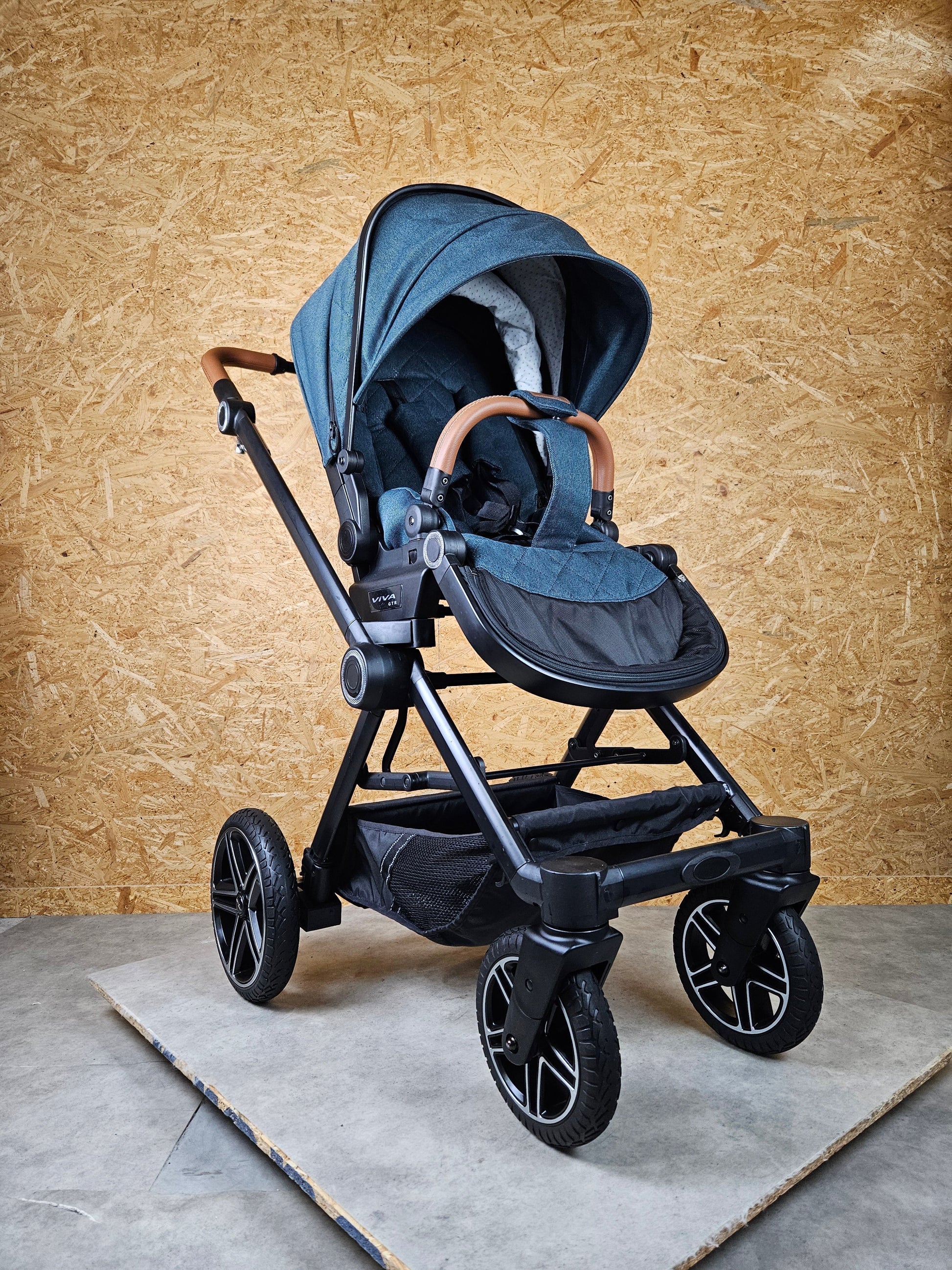 Hartan - Viva Gtr Kombikinderwagen (babywanne und Sportsitz) - Petrol wie Neu am Besten Kinderwagen 5 Kostenloser