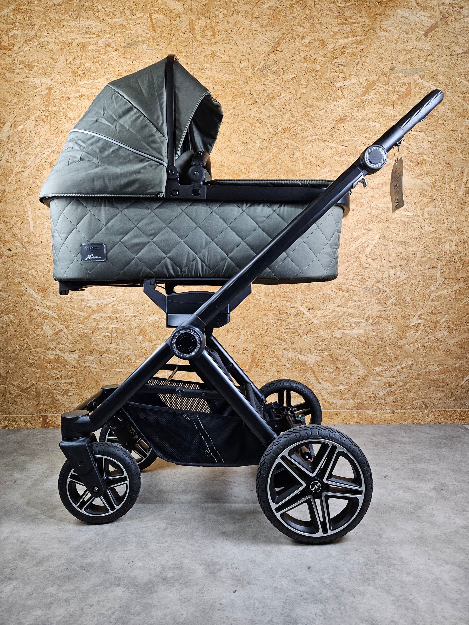 Hartan - Viva Kombikinderwagen (babywanne und Sportsitz) - Grau wie Neu - Inkl. Wickeltasche Fußsack Poussette 12