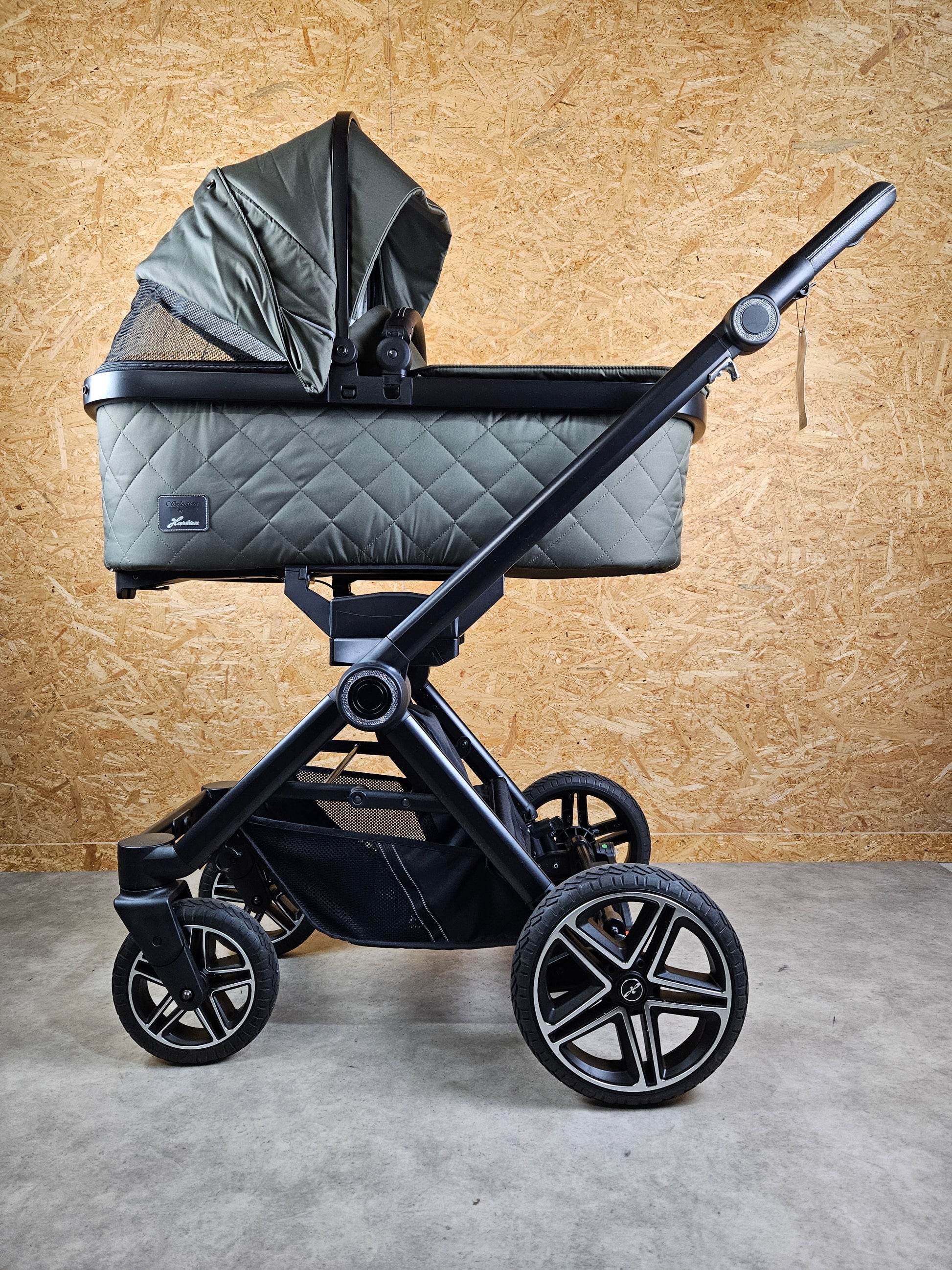 Hartan - Viva Kombikinderwagen (babywanne und Sportsitz) - Grau wie Neu - Inkl. Wickeltasche Fußsack Poussette 13