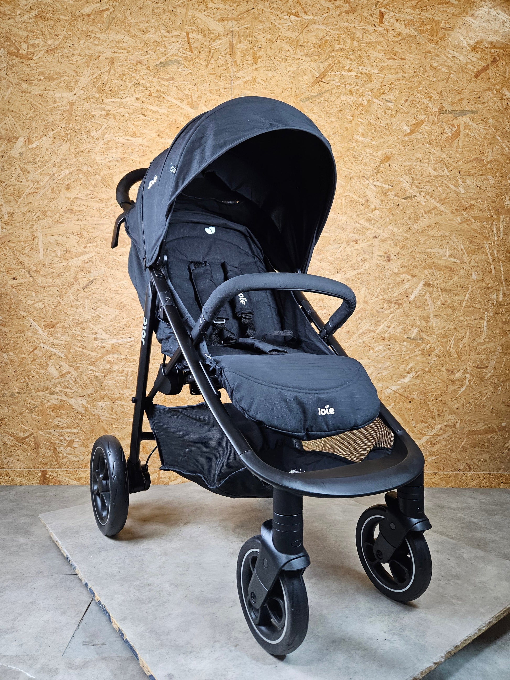 Joie Litetrax - Buggy Kinderwagen mit Ramble Babywanne und Schieberablagefach - Schwarz - wie Neu / sehr Gut 2