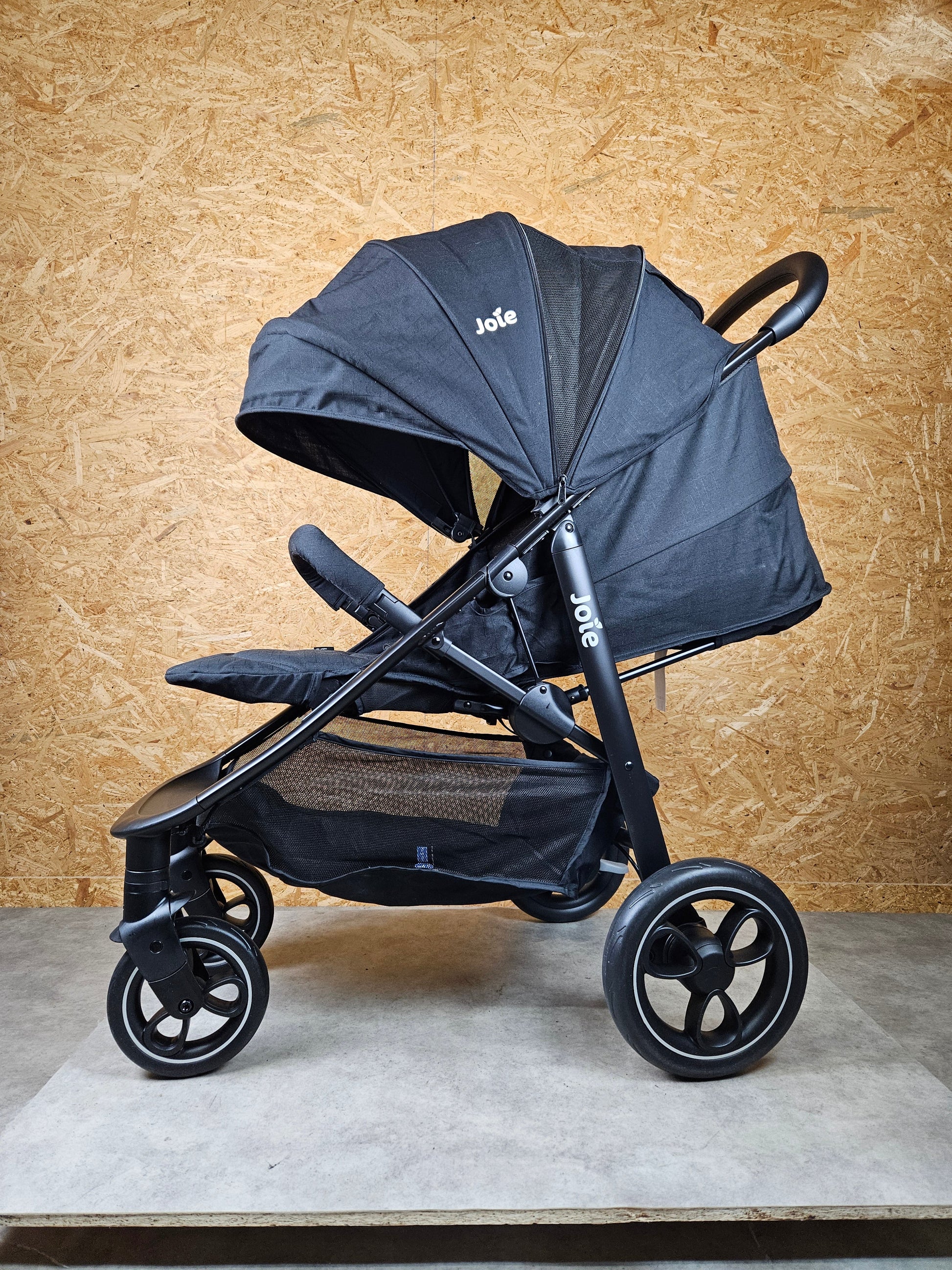 Joie Litetrax - Buggy Kinderwagen mit Ramble Babywanne und Schieberablagefach - Schwarz - wie Neu / sehr Gut 14