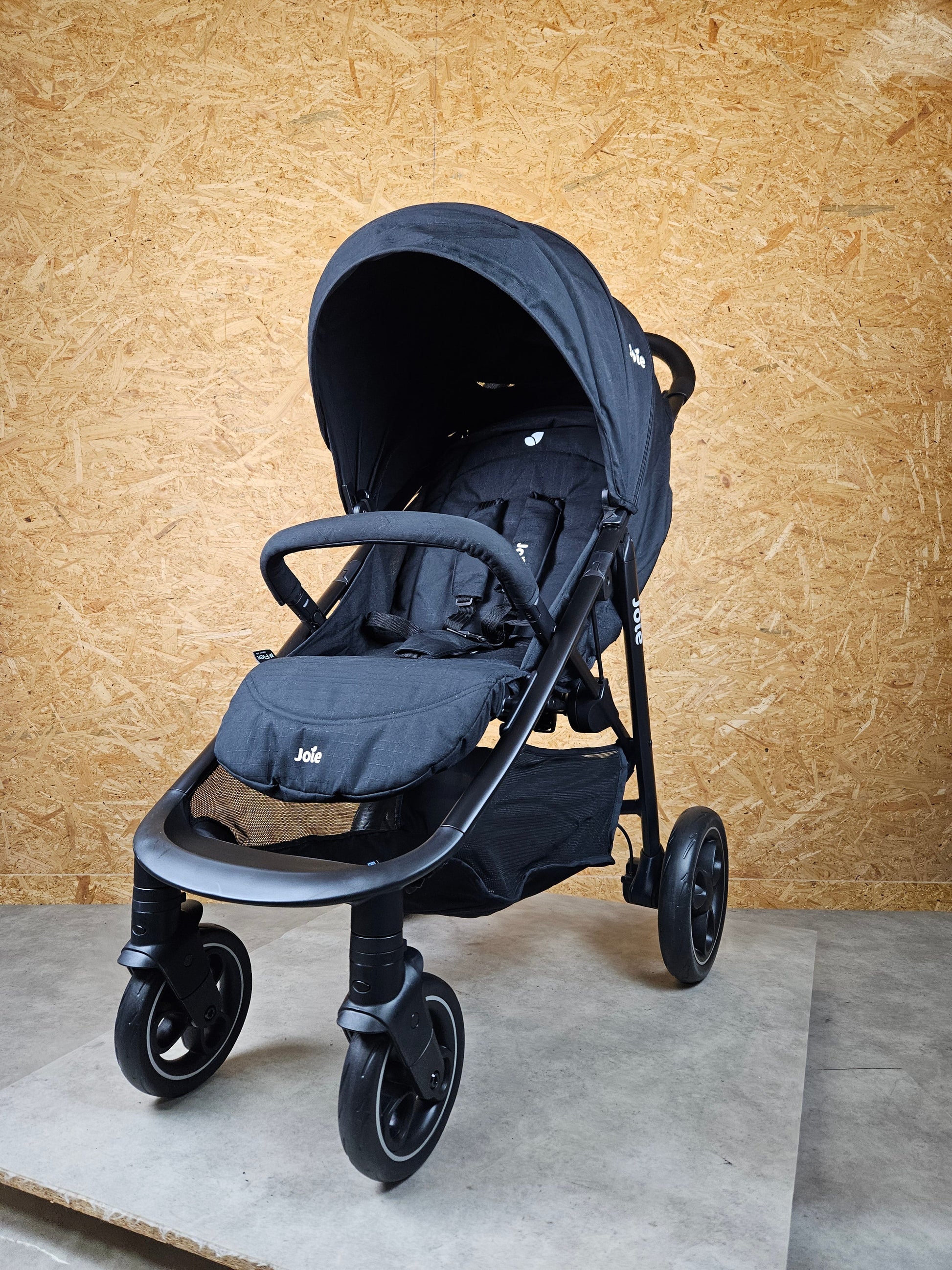 Joie Litetrax - Buggy Kinderwagen mit Ramble Babywanne und Schieberablagefach - Schwarz - wie Neu / sehr Gut 1
