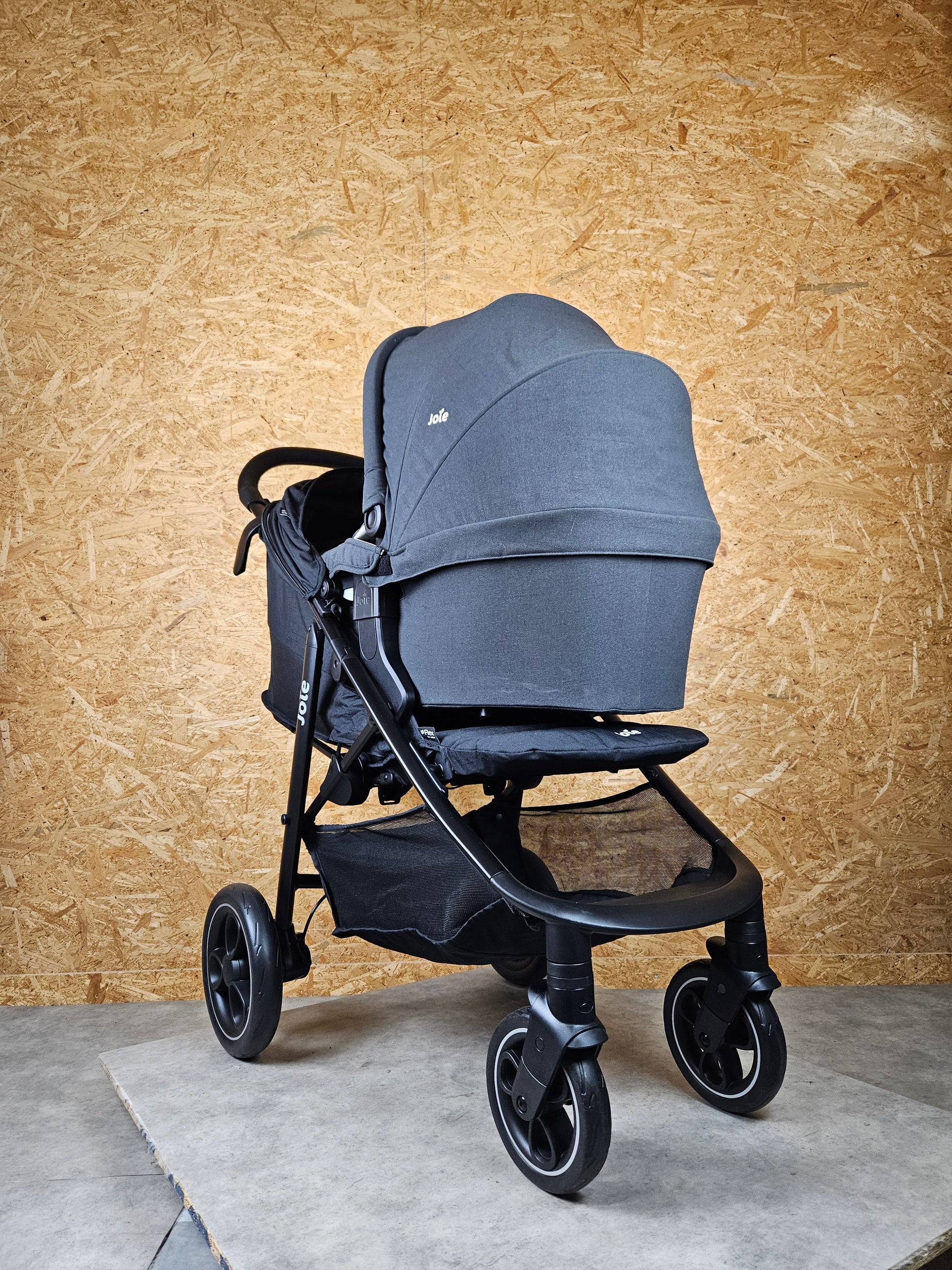 Joie Litetrax - Buggy Kinderwagen mit Ramble Babywanne und Schieberablagefach - Schwarz - wie Neu / sehr Gut 10
