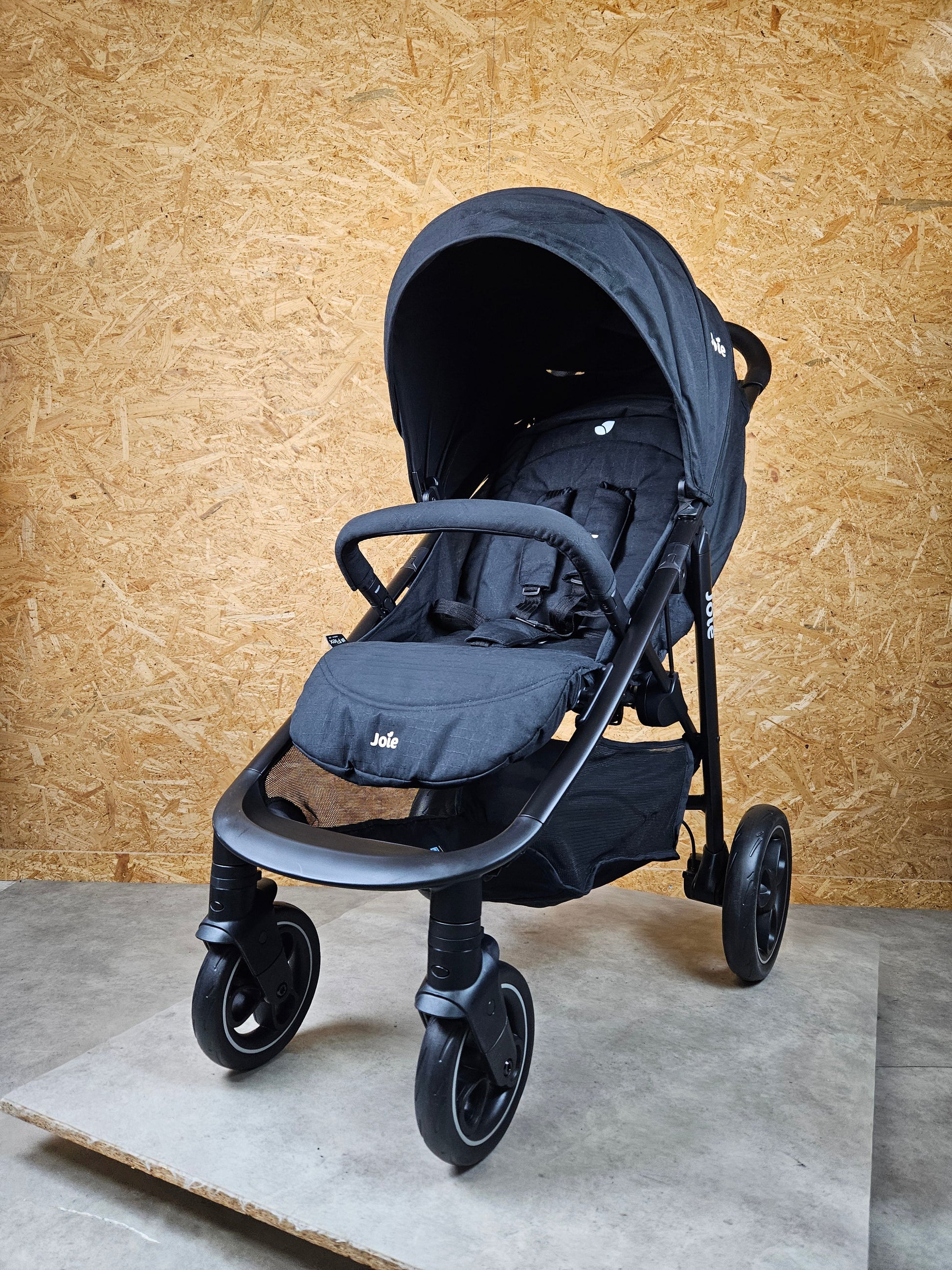 Joie Litetrax - Buggy Kinderwagen mit Ramble Babywanne und Schieberablagefach - Schwarz - wie Neu / sehr Gut 8