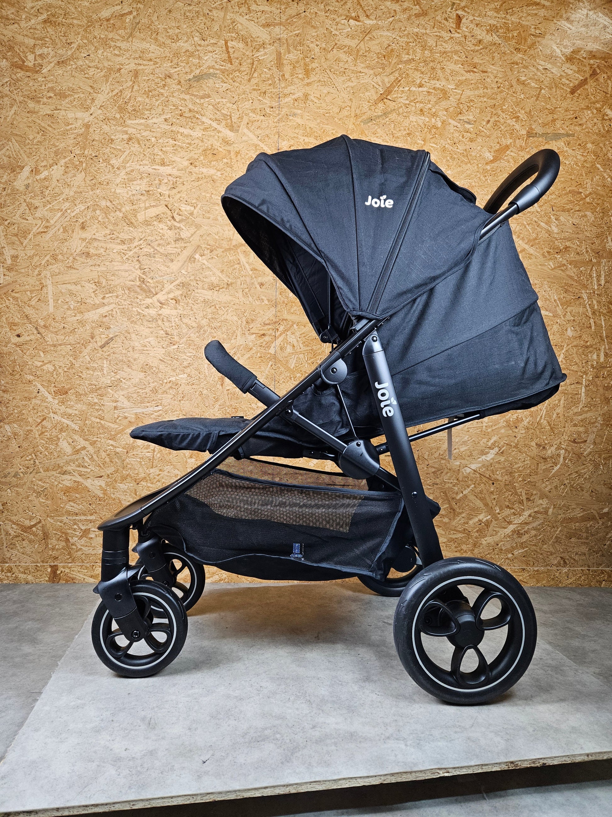 Joie Litetrax - Buggy Kinderwagen mit Ramble Babywanne und Schieberablagefach - Schwarz - wie Neu / sehr Gut 16