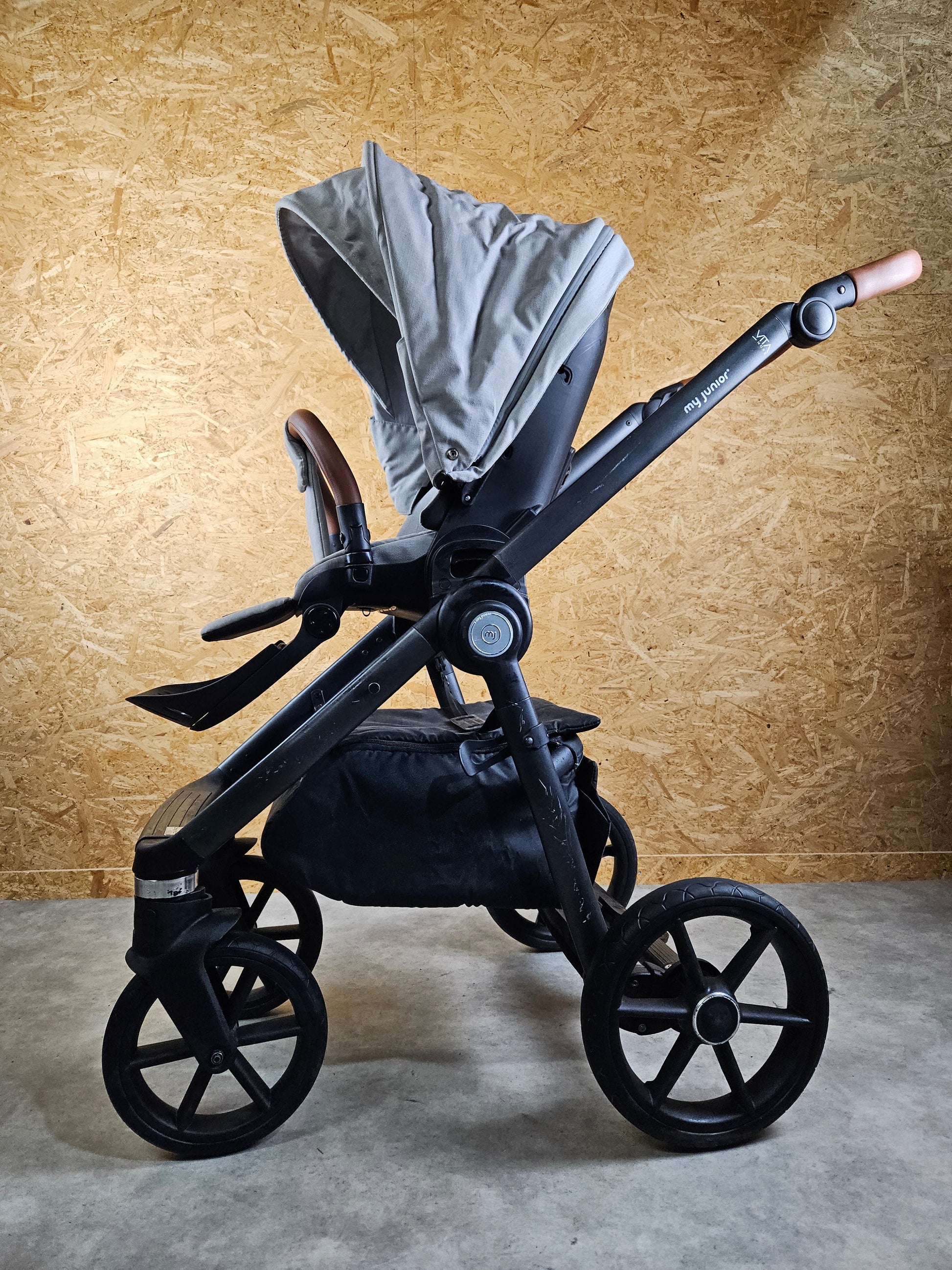 My Junior Vita Hope - Kombikinderwagen (sportsitz und Babywanne) - Grau in Gutem Zustand Kinderwagen 5