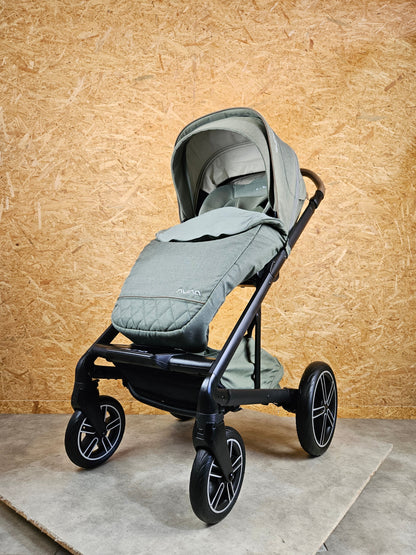 Nuna - Mixx next Magnet Birch Kombikinderwagen (Sportsitz und Babywanne) - Grün in sehr gutem Zustand
