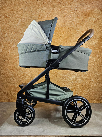 Nuna - Mixx next Magnet Birch Kombikinderwagen (Sportsitz und Babywanne) - Grün in sehr gutem Zustand