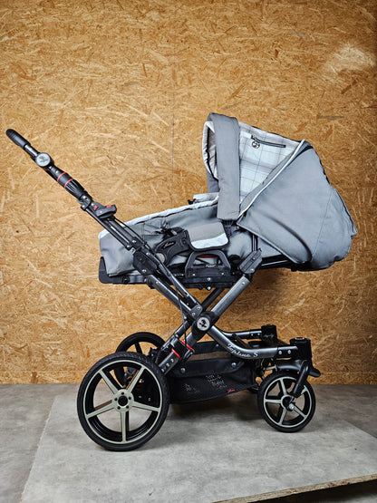 Hartan - Topline S  Kombikinderwagen Kombikinderwagen (Babywanne und Sportsitz) - Grau in gutem Zustand