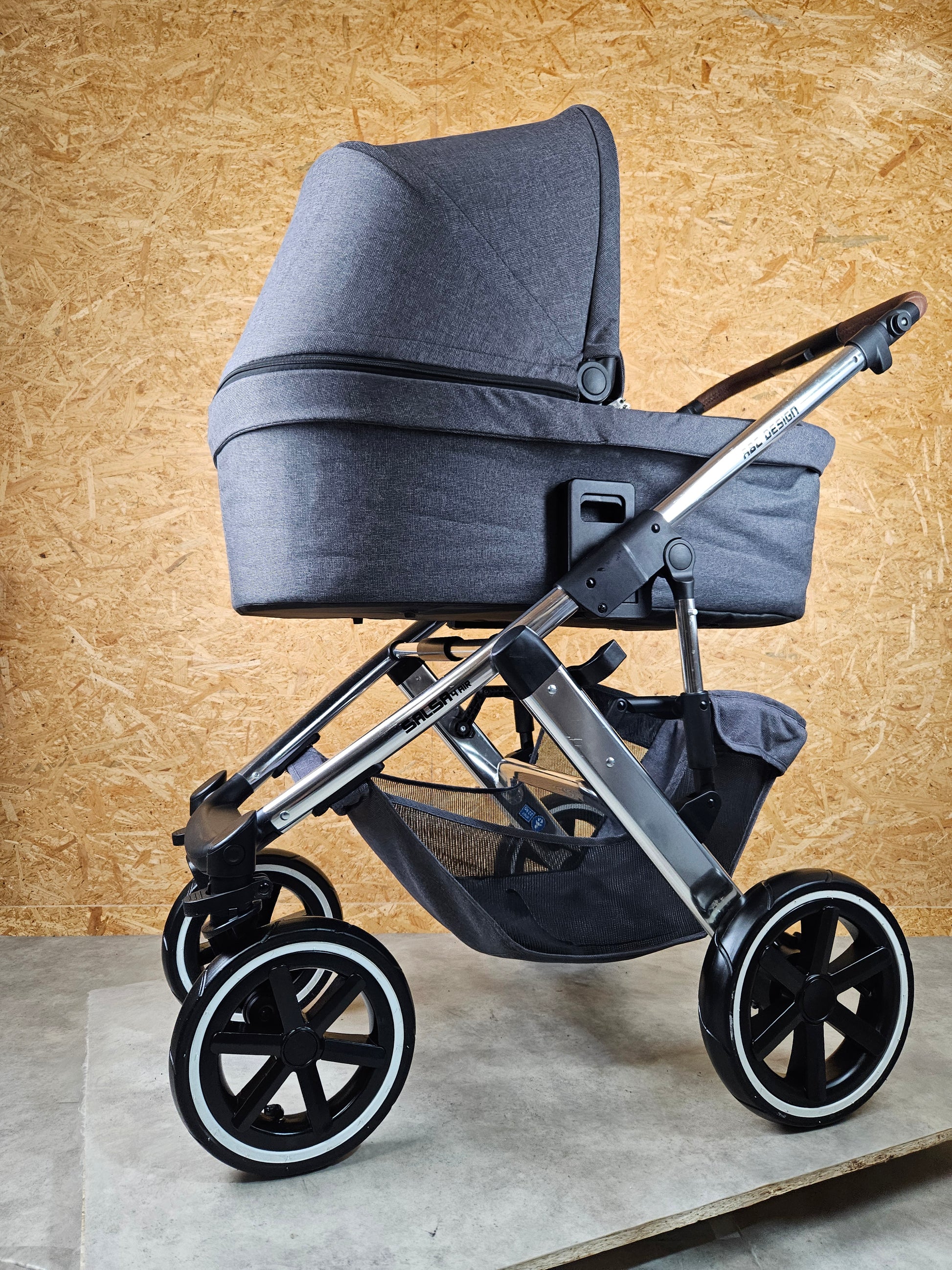 Abc Design - Salsa 4 Air Kombikinderwagen (sportsitz und Babywanne) - Asphalt in sehr Gutem Zustand Kinderwagen 16