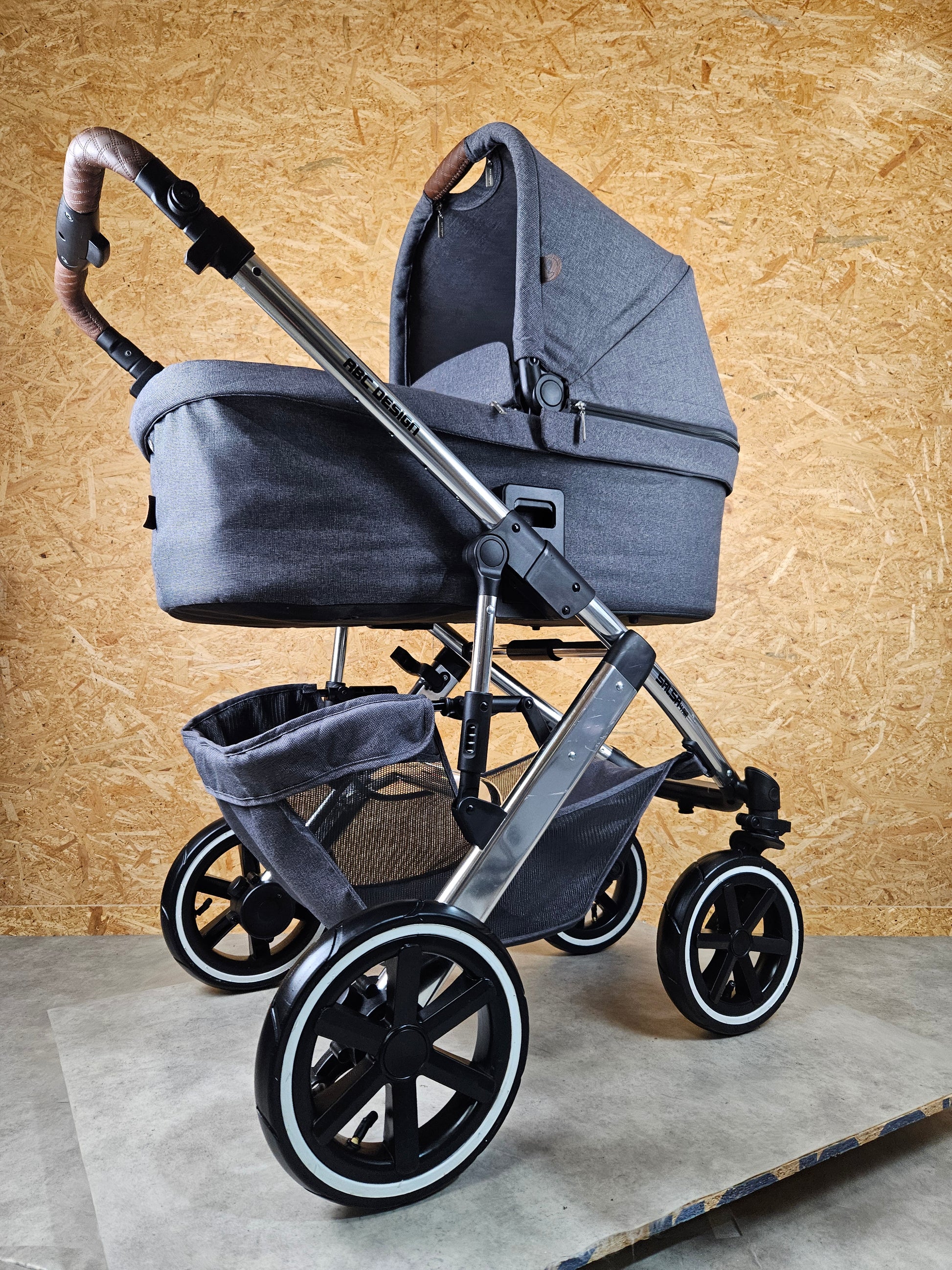Abc Design - Salsa 4 Air Kombikinderwagen (sportsitz und Babywanne) - Asphalt in sehr Gutem Zustand Kinderwagen 17