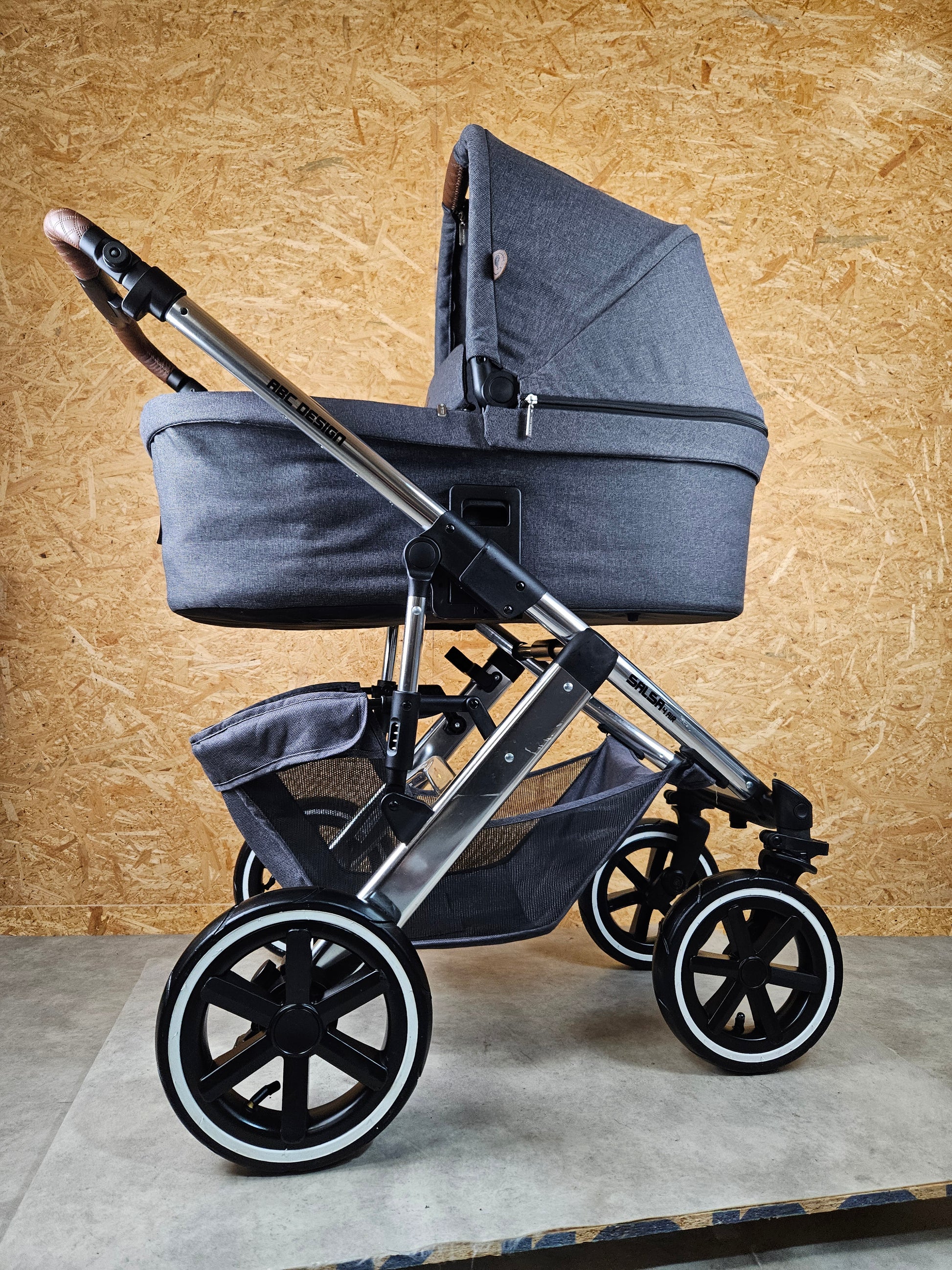 Abc Design - Salsa 4 Air Kombikinderwagen (sportsitz und Babywanne) - Asphalt in sehr Gutem Zustand Kinderwagen 18