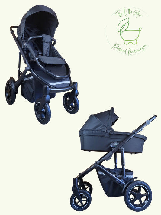 Britax Römer - Duo Smile III - Kombikinderwagen (Sportsitz und Babywanne) - Schwarz - in gutem zustand