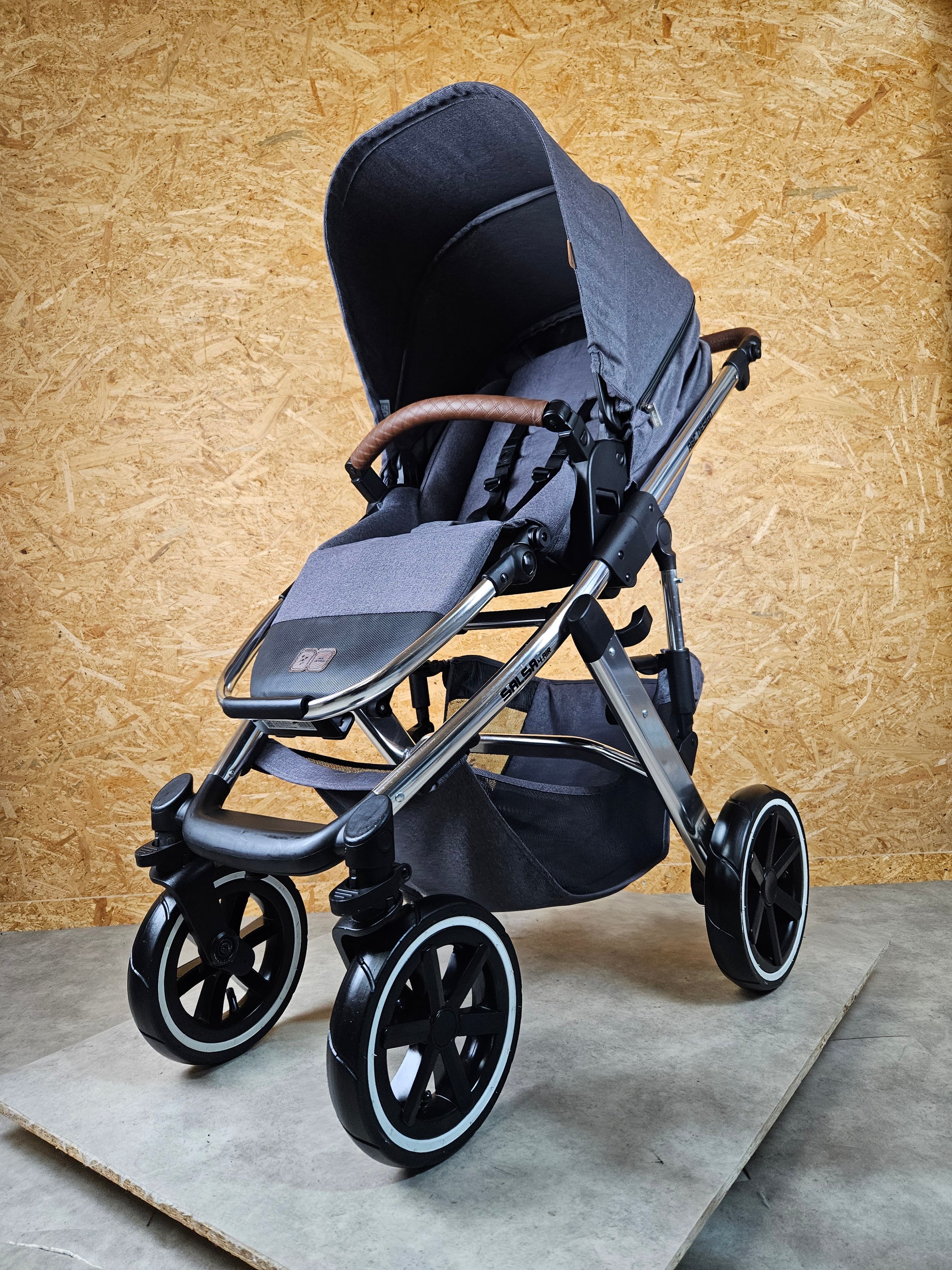 Abc Design - Salsa 4 Air Kombikinderwagen (sportsitz und Babywanne) - Asphalt in sehr Gutem Zustand Kinderwagen 8