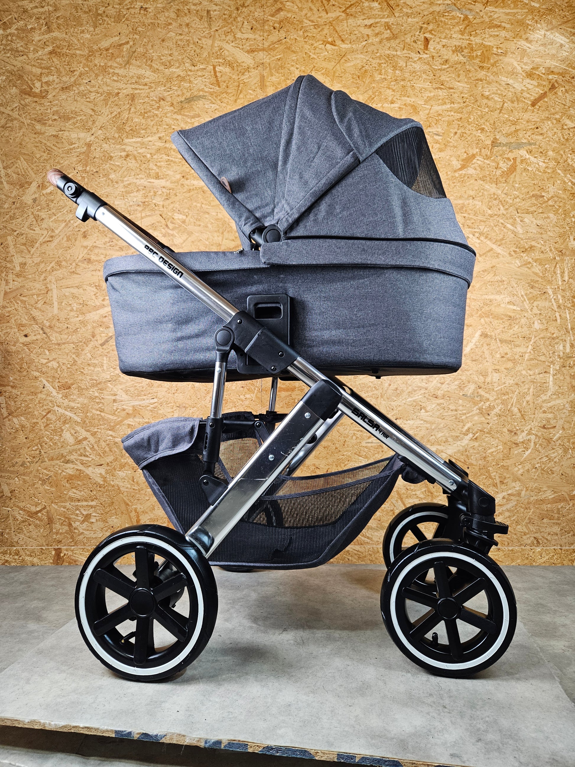 Abc Design - Salsa 4 Air Kombikinderwagen (sportsitz und Babywanne) - Asphalt in sehr Gutem Zustand Kinderwagen 12