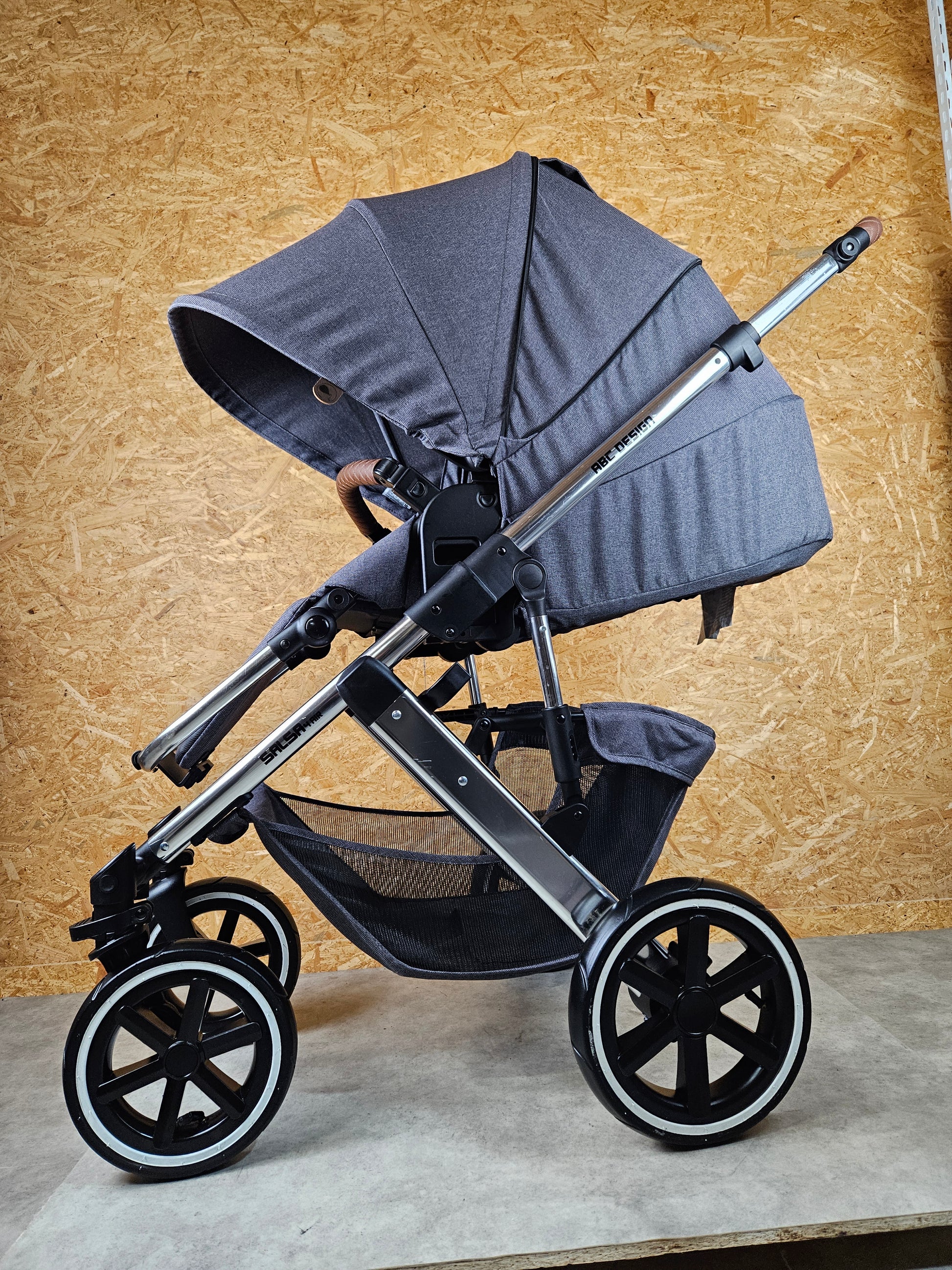 Abc Design - Salsa 4 Air Kombikinderwagen (sportsitz und Babywanne) - Asphalt in sehr Gutem Zustand Kinderwagen 10