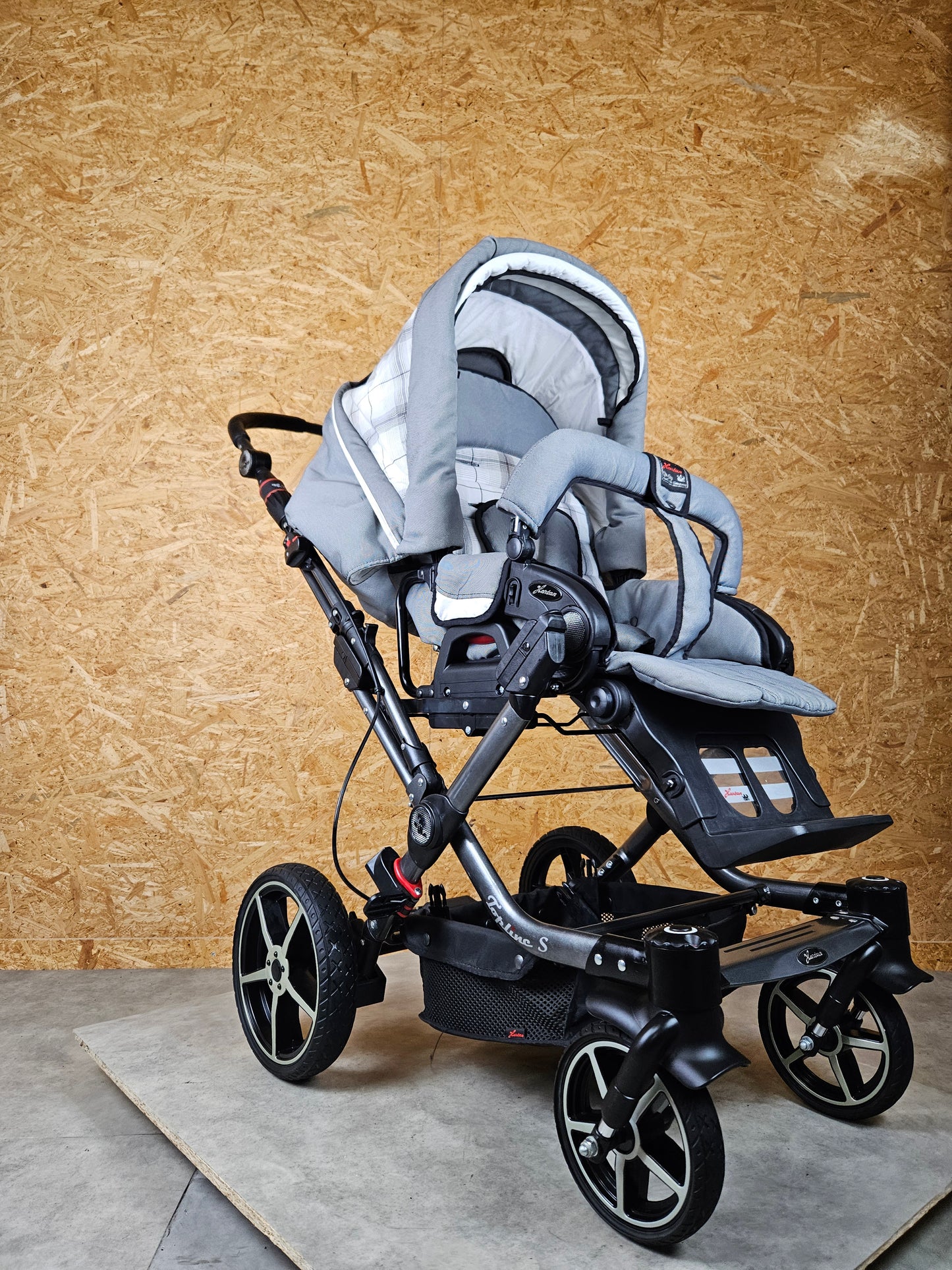 Hartan - Topline S  Kombikinderwagen Kombikinderwagen (Babywanne und Sportsitz) - Grau in gutem Zustand