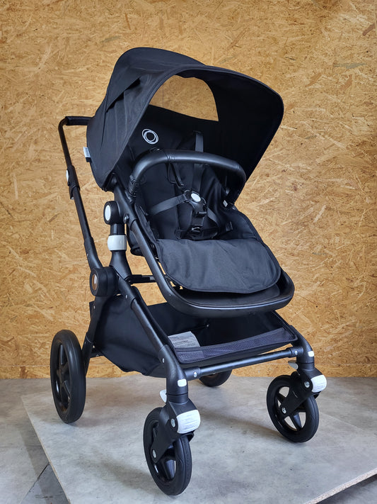 Bugaboo Lynx - All Black Kombikinderwagen (Liegewanne und Sportsitz) - Schwarz in sehr gutem Zustand