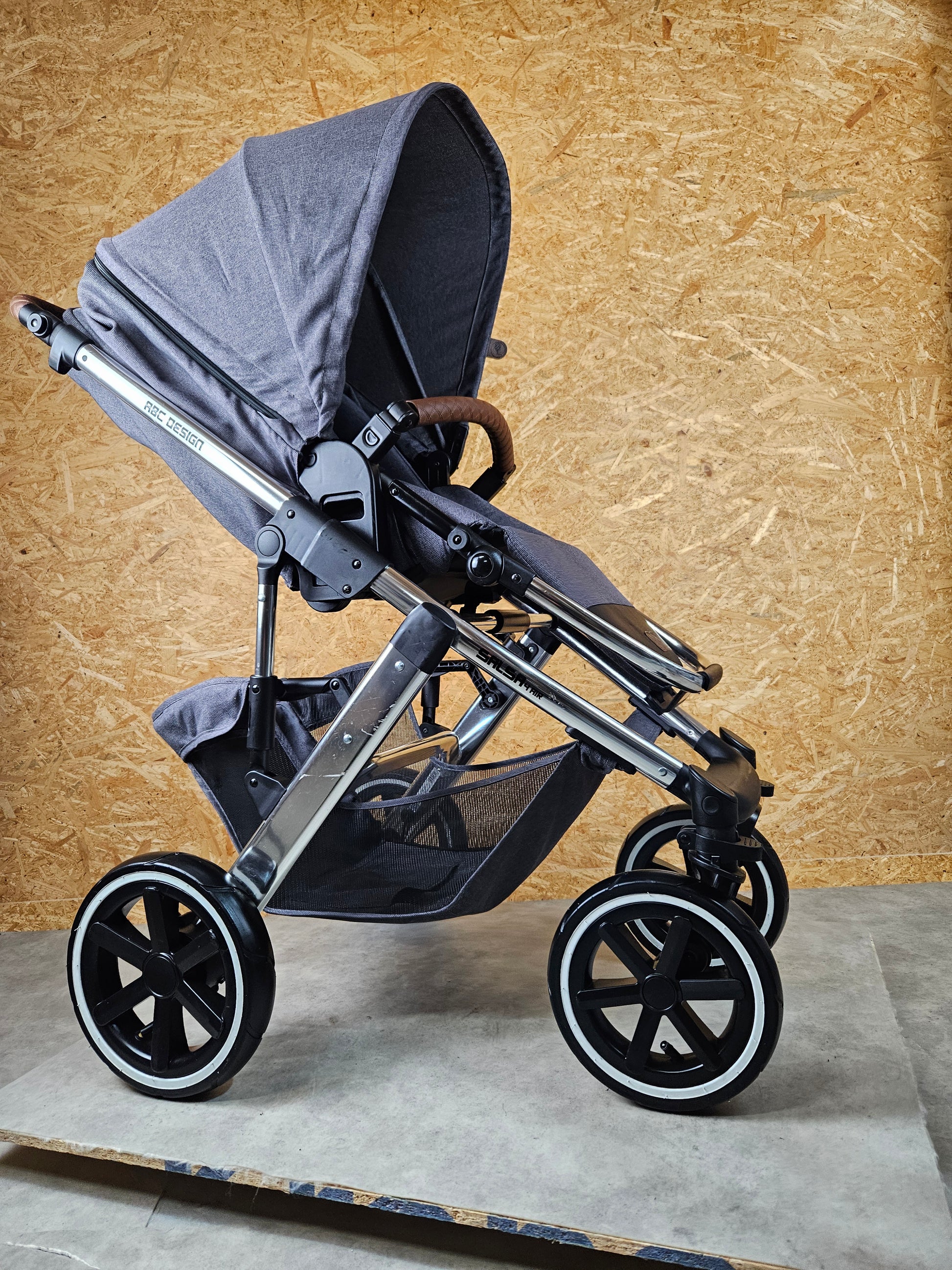 Abc Design - Salsa 4 Air Kombikinderwagen (sportsitz und Babywanne) - Asphalt in sehr Gutem Zustand Kinderwagen 3