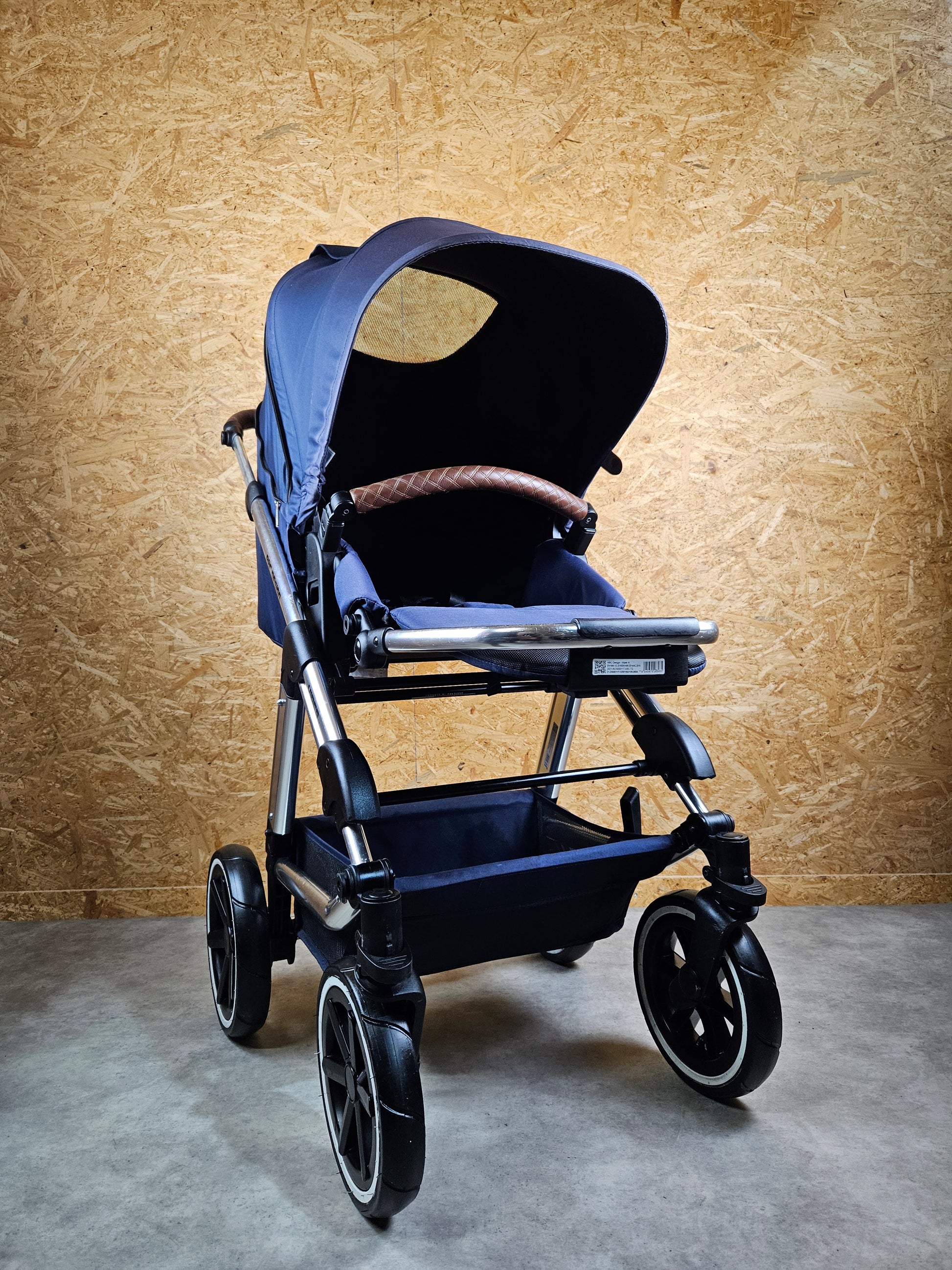 Abc Design - Viper 4 Kombikinderwagen (sportsitz und Liegewanne) - Blau in Gutem Zustand Kinderwagen 16