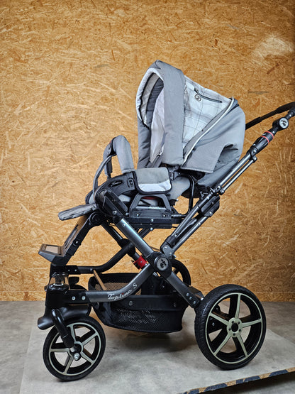 Hartan - Topline S  Kombikinderwagen Kombikinderwagen (Babywanne und Sportsitz) - Grau in gutem Zustand