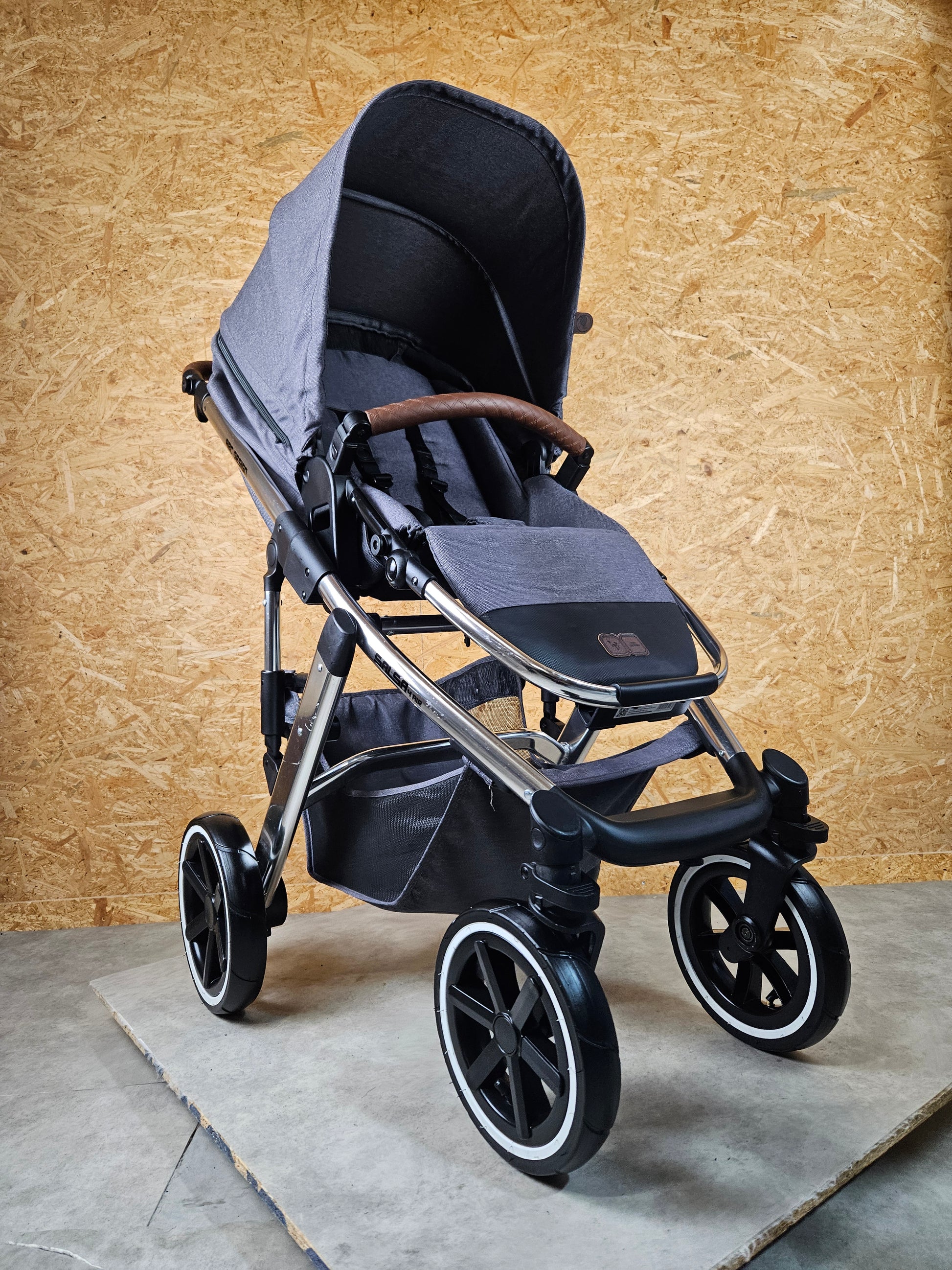 Abc Design - Salsa 4 Air Kombikinderwagen (sportsitz und Babywanne) - Asphalt in sehr Gutem Zustand Kinderwagen 7