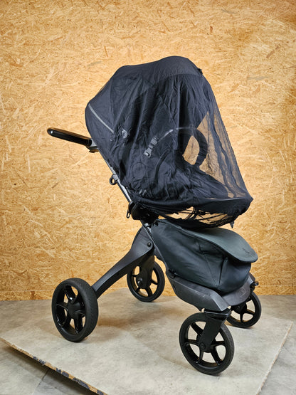 Stokke - Xplory Kombikinderwagen (Sportsitz und Babywanne) inkl. Zubehör - Schwarz in sehr gutem Zustand